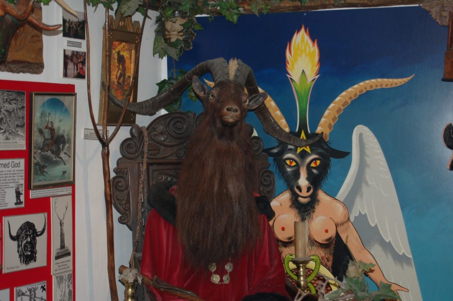 horned god close up before