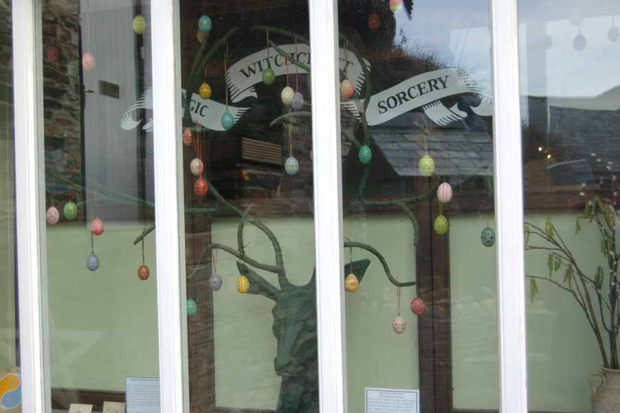 New window display - Museum of Witchcraft and Magic